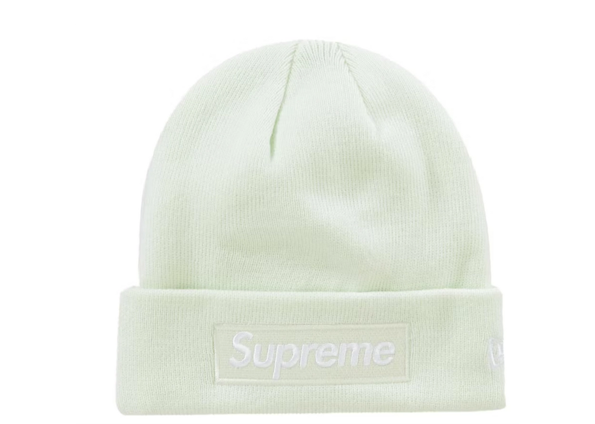 Supreme New Era Box Logo Beanie (FW23) Light Green – SP, Inc.