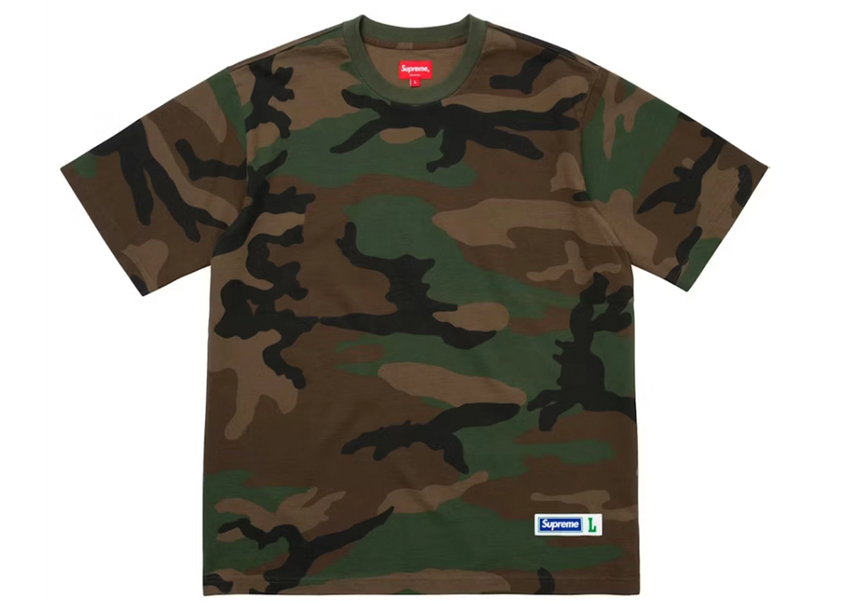 Supreme Athletic Label S/S Top Woodland Camo – SP, Inc.