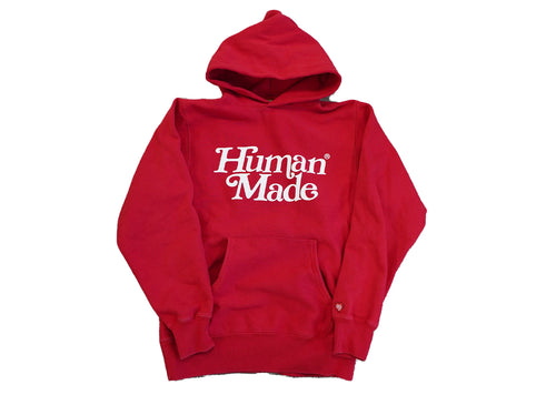 Human Made Logo Hoodie (Red)