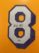 Load image into Gallery viewer, Kobe Bryant Framed Signed PSA Jersey