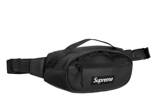Supreme Leather Waist Bag (Black)