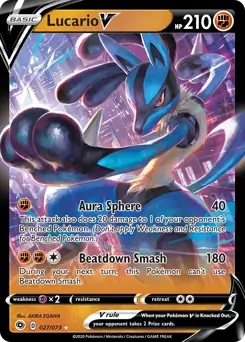Lucario V - 027/073 - NM