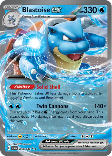 Blastoise ex - 030/142 - NM