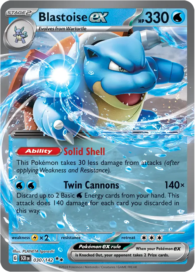Blastoise ex - 030/142 - NM