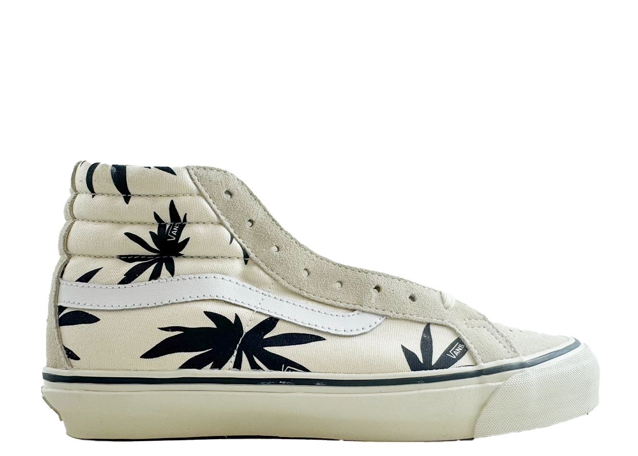 Vans OG Sk8-Hi LX 'Palm Leaf - White/Navy'