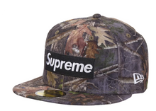 Load image into Gallery viewer, Supreme Championship Box Logo New Era 59Fifty Hat TrueTimber Kanati Camo