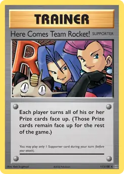 Here Comes Team Rocket! Trainer - NM