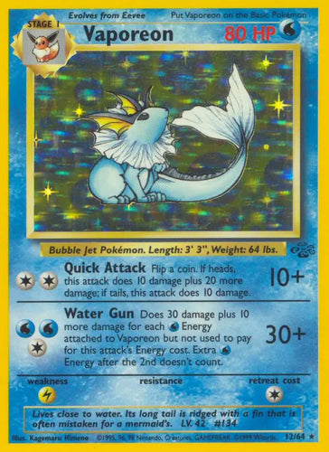 Vaporeon - 12/64 - LP