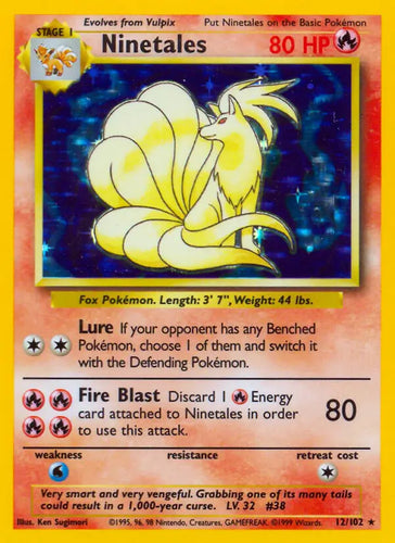 Ninetales - 12/102 - LP