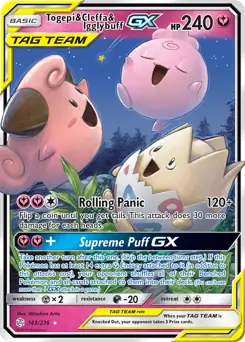 Togepi & Cleffa & Igglybuff GX - 143/236 - NM