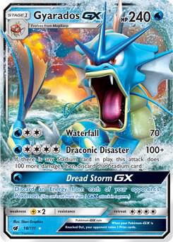 Gyarados GX - 18/111 - NM