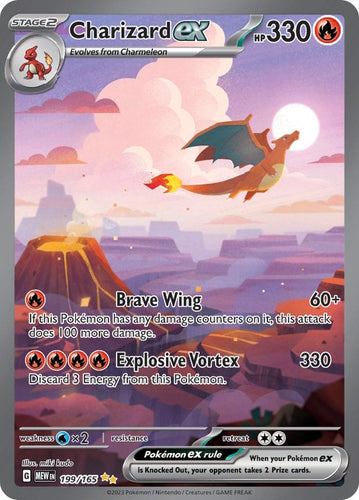 Charizard ex - 199/165 - NM