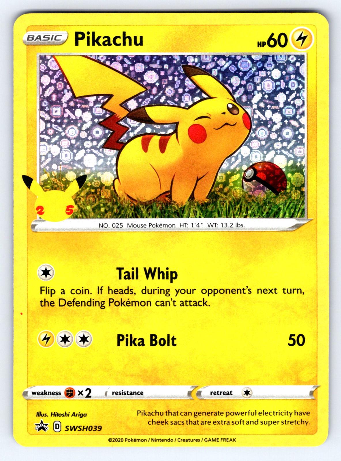 Pikachu - SWSH039 Promo - NM