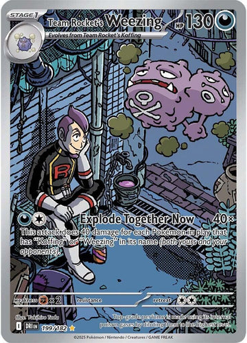 Team Rocket's Weezing - 199/182 - NM