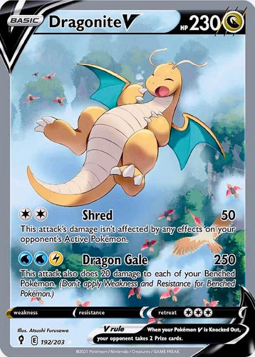 Dragonite V - 192/203 - NM