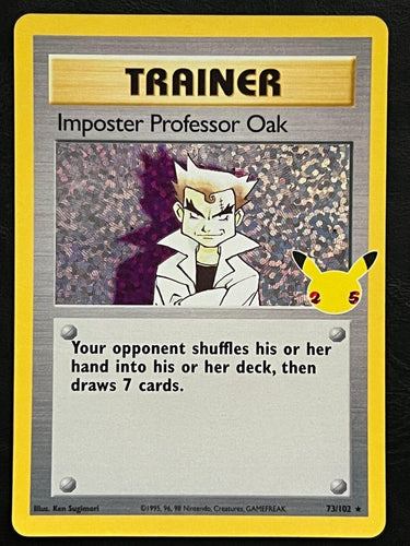 Trainer Imposter Professor Oak - 77/102 - NM