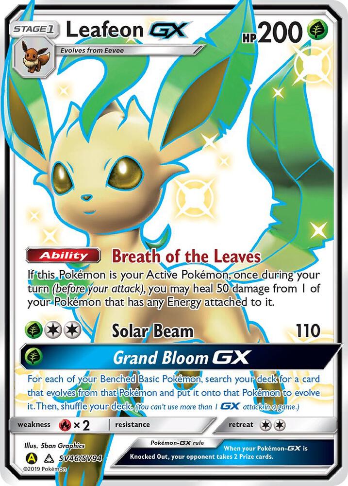 Leafeon GX - SV46/SV94 - NM
