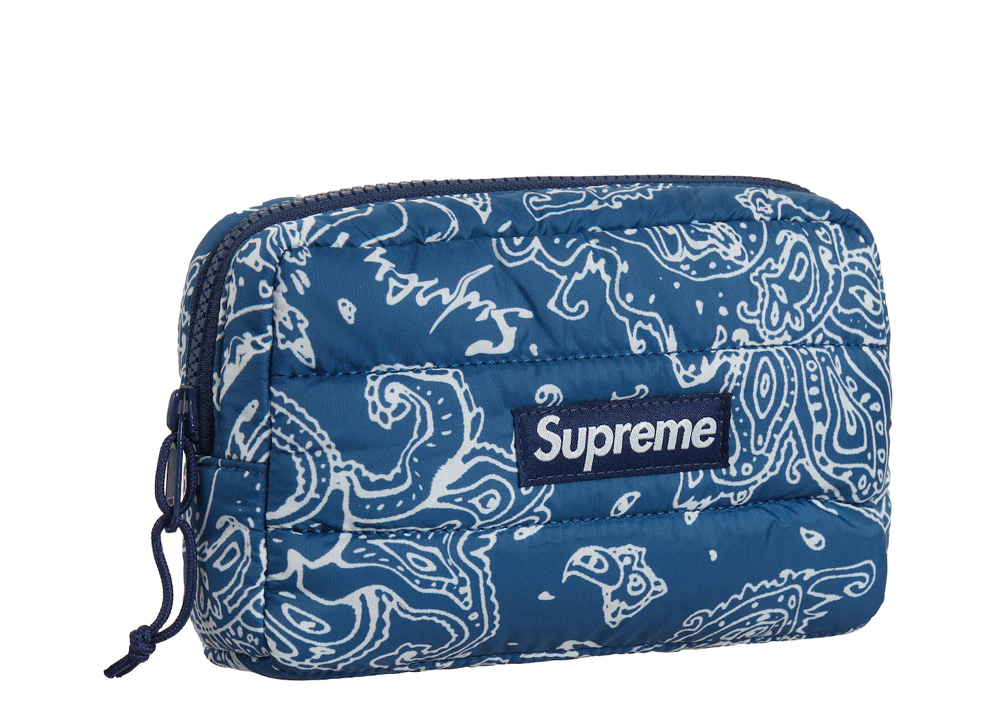Supreme Puffer Pouch (Blue Paisley)