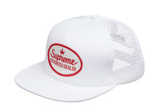Load image into Gallery viewer, Supreme Authorized Mesh Back 5-Panel (White)