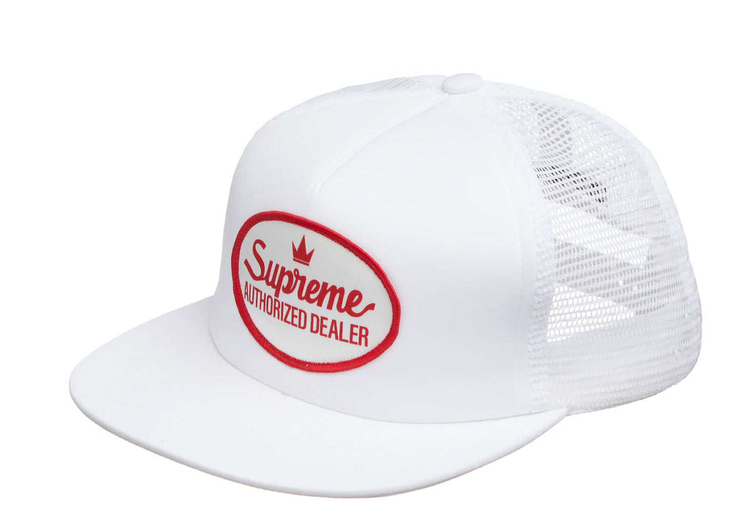 Supreme Authorized Mesh Back 5-Panel (White)