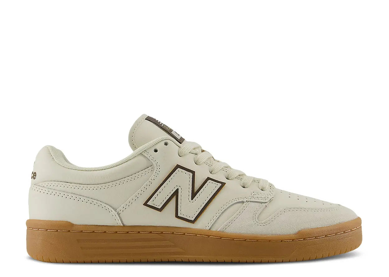 New Balance Numeric 480 Sea Salt Brown Gum