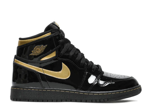 Air Jordan 1 Retro High Black Metallic Gold