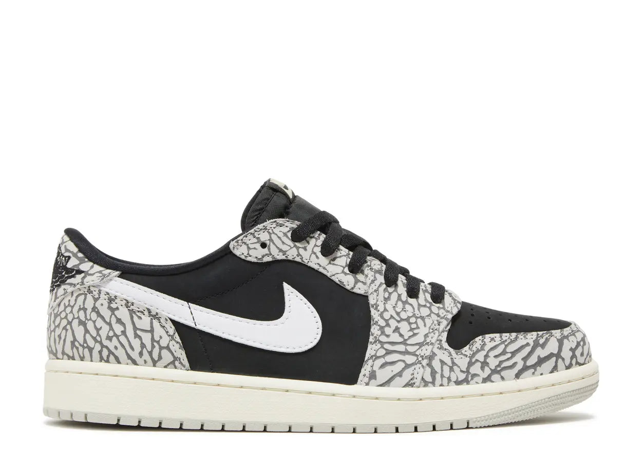 Air Jordan 1 Retro Low Black Cement