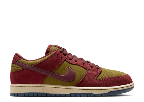 Nike SB Dunk Low Dark Team Red Olive Flak