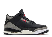 Load image into Gallery viewer, Air Jordan 3 Retro Levi's Black