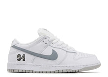 Load image into Gallery viewer, Nike SB Dunk Low Supreme 94 White Metallic Silver