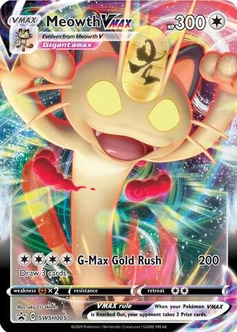 Meowth VMAX - SWSH005 - NM