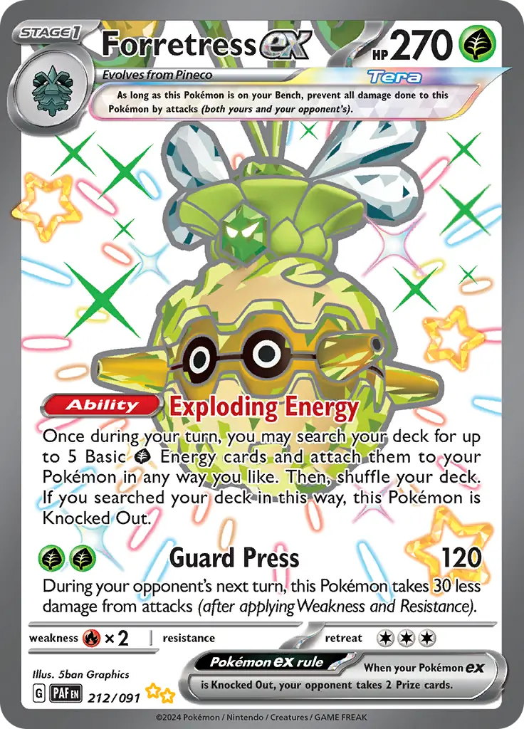 Forretress ex - 212/091 - NM
