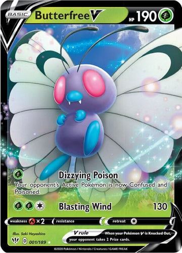 Butterfree V - 001/189 - NM