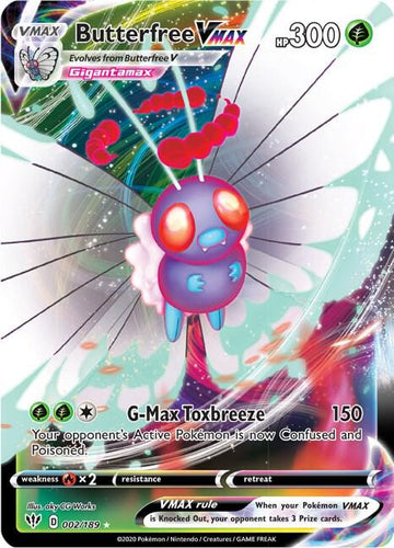 Butterfree VMAX - 002/189 - NM