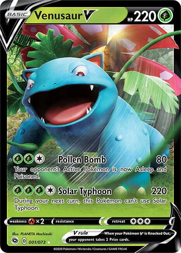 Venusaur V - 001/073 - NM