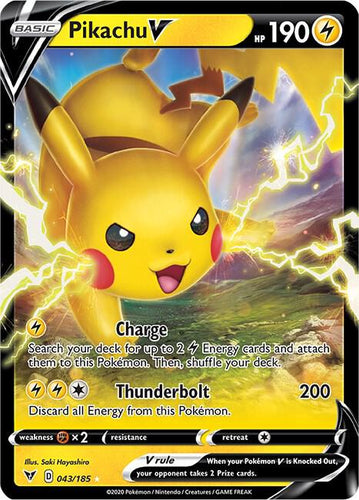 Pikachu V - 043/185 - NM