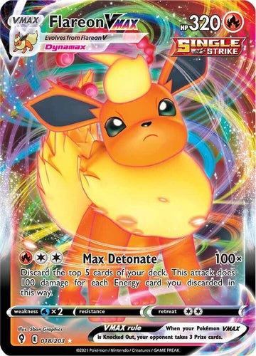 Flareon VMAX - 018/203 - NM