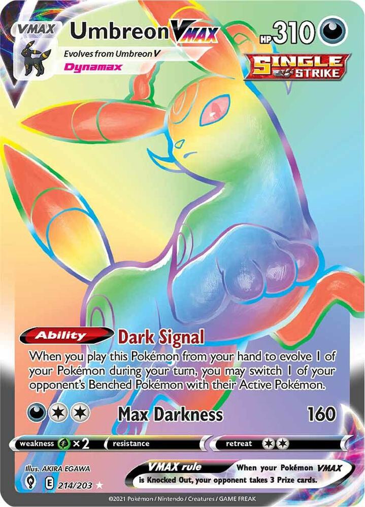 Umbreon VMAX (Secret) - 214/203 - NM