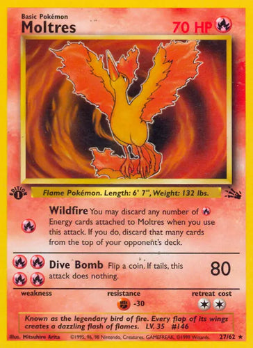 Moltres 1st Edition - 27/62