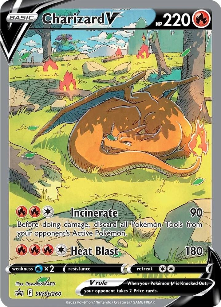 Charizard V - SWSH260 - NM