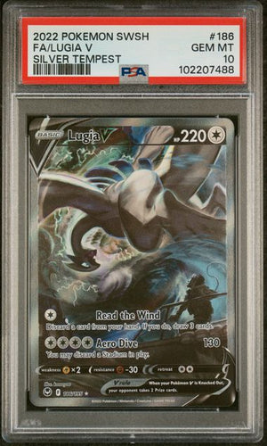 Lugia V - 186/195 - PSA 10