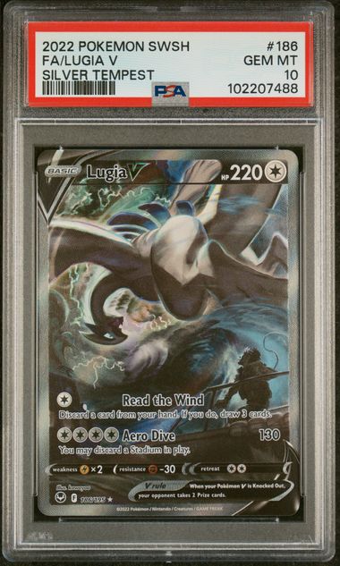 Lugia V - 186/195 - PSA 10
