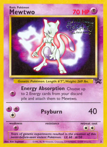 Mewtwo Promo - 3 - NM