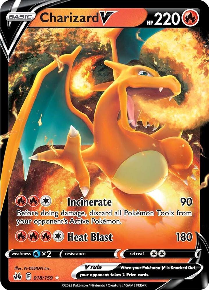 Charizard V - 018/159 - NM