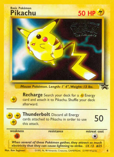 Pikachu Promo - 4 - NM