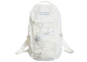 Supreme Logo Backpack (White)