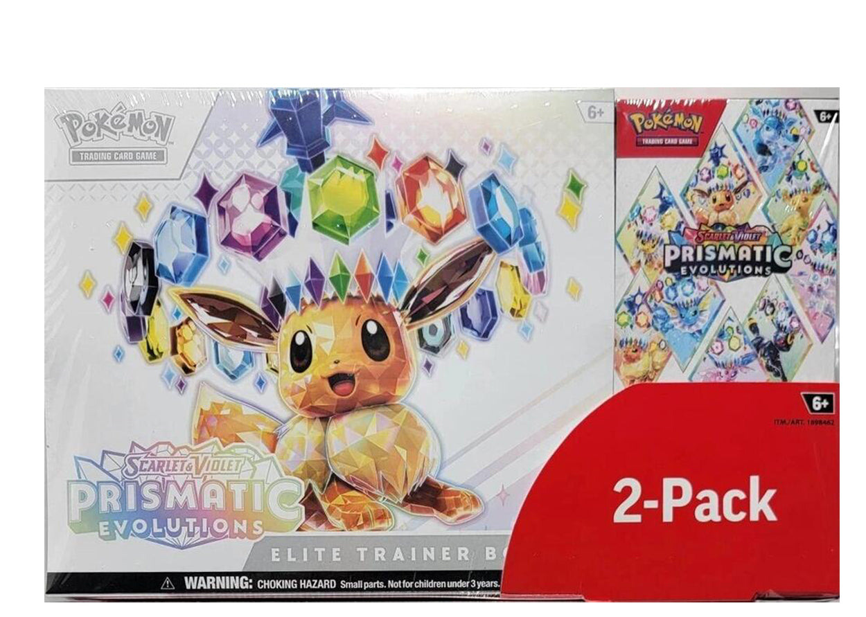 Costco Pokemon Prismatic Evolutions 2-Pack Trainer Box and Booster Bundle