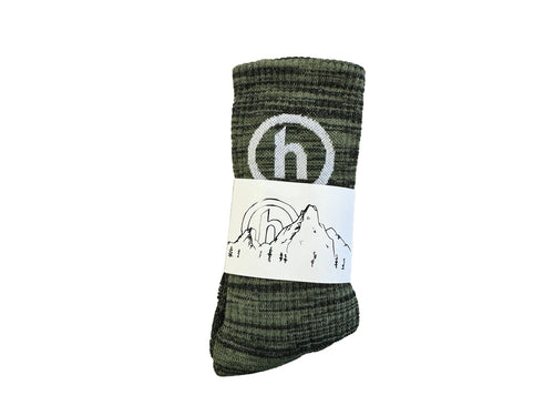 Hidden NY Socks Green Heather