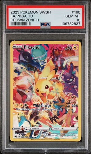 Pikachu - 160/159 - PSA 10