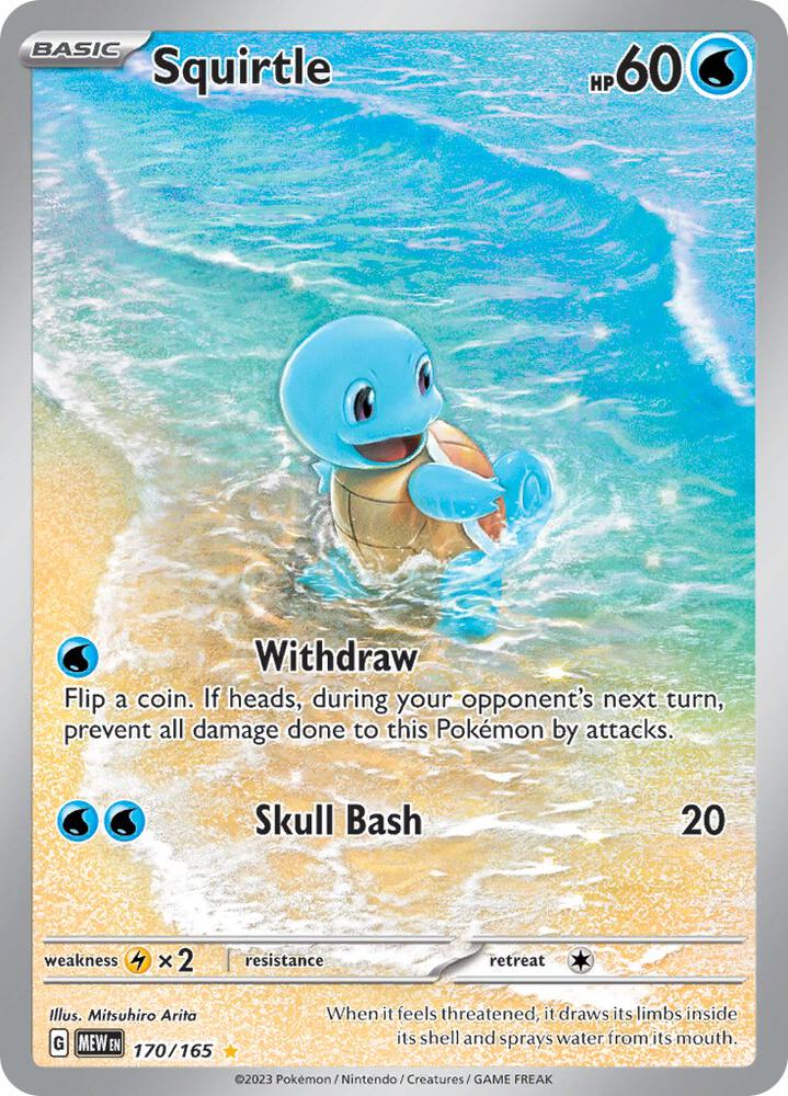 Squirtle - 170/165 - NM